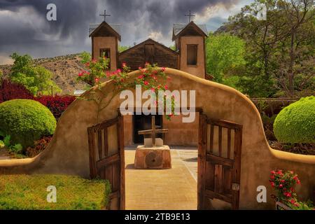 Santuario de Chimayo Church. New Mexico Stock Photo