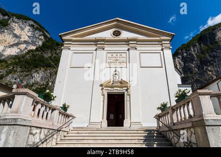 Italy Veneto  Brenta Valley - Cismon del Grappa di Valbrenta - Church of St. Mark (15th century) Stock Photo
