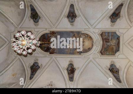 Italy Veneto  Brenta Valley - Cismon del Grappa di Valbrenta - Church of St. Mark (15th century) Stock Photo