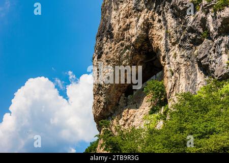 Italy Veneto Brenta Valley - Cismon del Grappa di Valbrenta - Il Covolo di Butistone Stock Photo