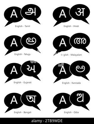 Translation to english vector icon Stock Vector Image & Art - Alamy