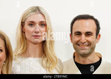 Elizabeth Debicki And Khalid Abdalla Arrives For The Crown Finale ...