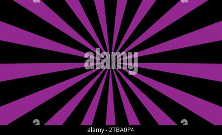 violet  sun burst background with colourful stripes and rays vector Stock Vector