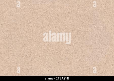 Light beige or pink color smooth recycled cardboard kraft paper, seamless tileable texture, image width 20cm Stock Photo