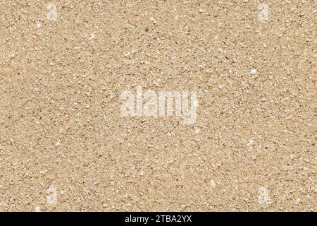 Sun shines to wet sand on beach - seamless tileable texture Stock Photo