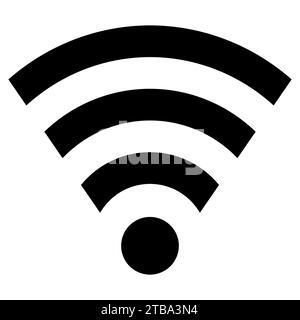 wireless network wi-fi icon vector illustration Stock Vector