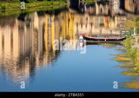 Florence, Italy - July 15, 2023: Ponte Vecchio bridge over Arno river in Florence, Italy Stock Photo