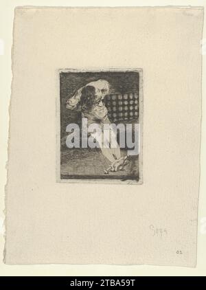 The Custody of a Prisoner Does Not Call for Torture (La seguridad de un reo no exige tormento) 2015 by Goya (Francisco de Goya y Lucientes) Stock Photo
