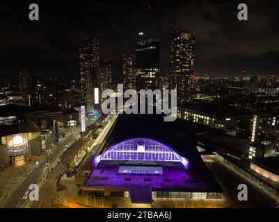 Manchester Central at Night 2 Stock Photo