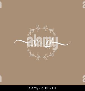 XG handwriting logo of initial signature, wedding and fashion concept design Stock Vector