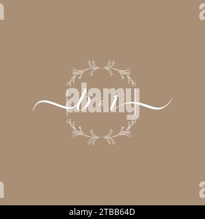 BT handwriting logo of initial signature, wedding and fashion concept design Stock Vector