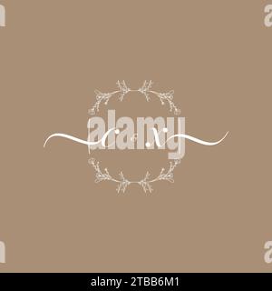 CX handwriting logo of initial signature, wedding and fashion concept design Stock Vector