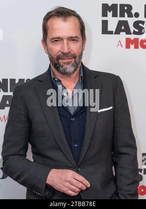James Purefoy attends 'Mr. Monk's Last Case: A Monk Movie' premiere at Metrograph in New York on December 5, 2023 Stock Photo