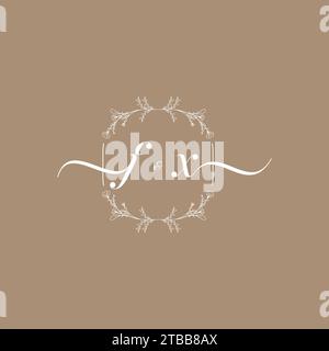 FX handwriting logo of initial signature, wedding and fashion concept design Stock Vector