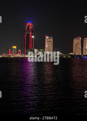 UDC twin tower Pearl Qatar Stock Photo - Alamy