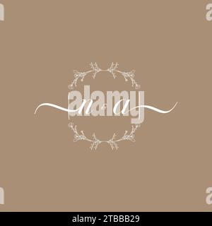 NA handwriting logo of initial signature, wedding and fashion concept design Stock Vector