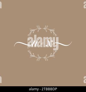 NX handwriting logo of initial signature, wedding and fashion concept design Stock Vector