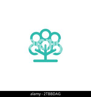 Oak Logo Simple. Nature Leaf Logo. Growth Tree Logo Stock Vector