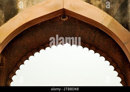 Partial view of Jal Mahal, Deeg Palace complex, Rajasthan, India Stock Photo