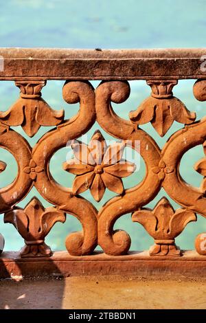 Partial view of Jal Mahal, Deeg Palace complex, Rajasthan, India Stock Photo