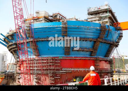 QINGDAO, CHINA - DECEMBER 6, 2023 - The main body of Asia's first ...