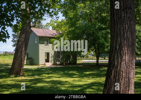 Historic Buildings at Carillon Historical Park, Museum in Dayton, Ohio Stock Photo