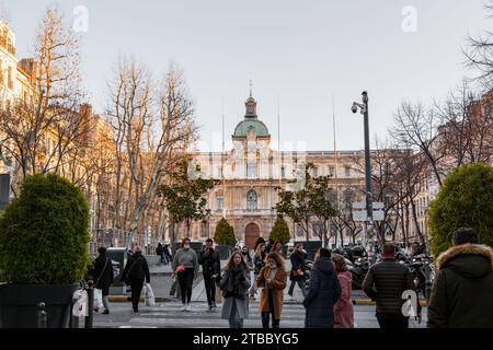 Marseille, France - January 28, 2022: Prefecture of Bouches Du Rhone building in Marseille, France. Stock Photo