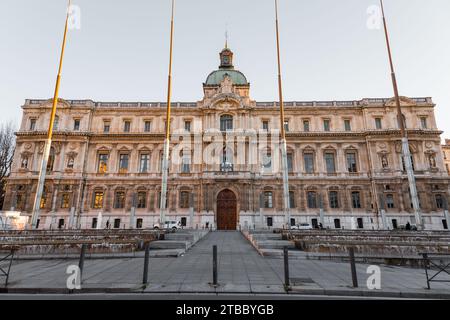 Marseille, France - January 28, 2022: Prefecture of Bouches Du Rhone building in Marseille, France. Stock Photo