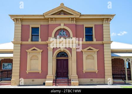 Historic Victorian style Court House, MacLean, New South Wales, Australia Stock Photo