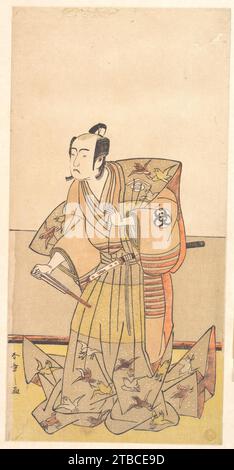 Bando Mitsugoro in the role of Soga no Juro 1914 by Katsukawa Shunsho Stock Photo