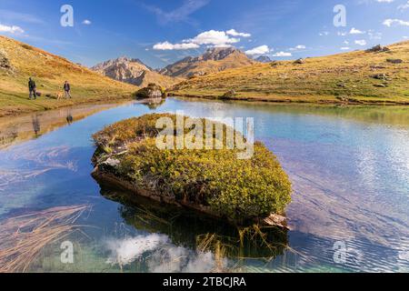 Espelunziecha lake, Formigal, Tena valley, Huesca, Spain Stock Photo