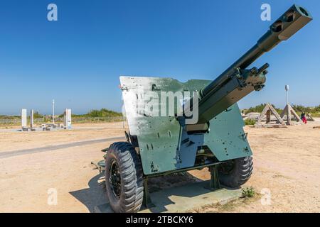 Juno beach, Courseulles-sur-Mer, Calvados, Basse-Normandie, France Stock Photo