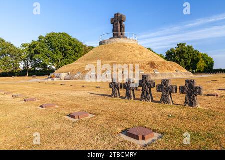 German Cementery, La Cambe, Calvados, Basse-Normandie, France Stock Photo