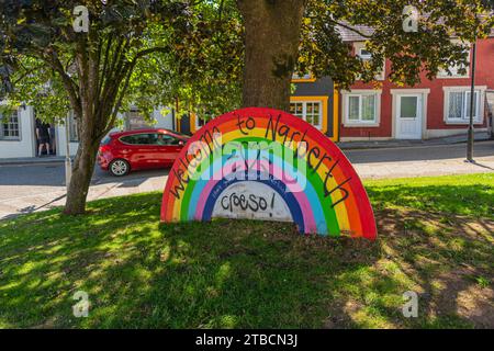 Sights around Narberth town centre, the gorgeous little market town in Carmarthenshire, West Wales, UK: Phillip Roberts Stock Photo