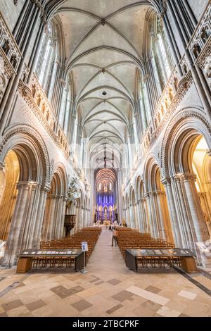 Cathedral of Bayeaux, Bayeaux, Calvados, Basse-Normandie, France Stock Photo