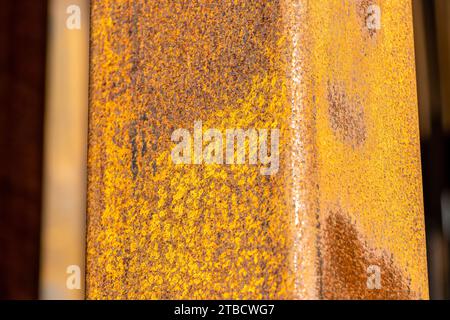 Iron rust. Oxidized iron surface Stock Photo