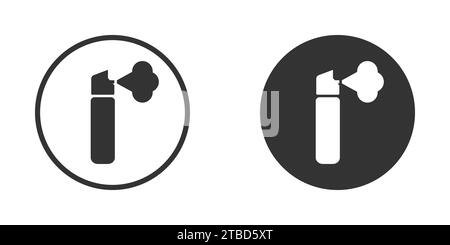 Pepper spray icon. Flat vector illustration Stock Vector
