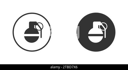 Grenade icon. Simple design. Vector illustration Stock Vector