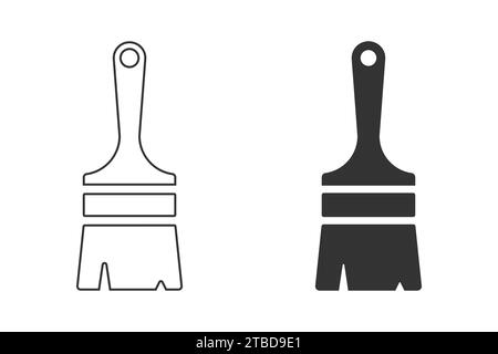 Paint brush icon. Vector illustration Stock Vector