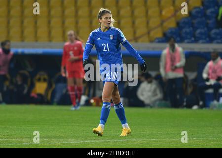 Parma, Italy. 05th Dec, 2023. michela cambiaghi (italy) during Women - Italy vs Switzerland, Football UEFA Nations Leage match in Parma, Italy, December 05 2023 Credit: Independent Photo Agency/Alamy Live News Stock Photo