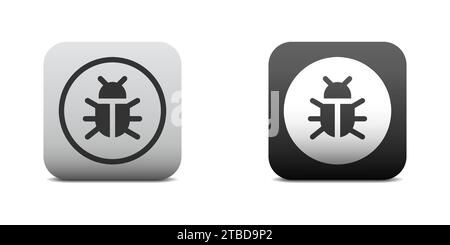 Beetle icon. Bug sign. Vector illustration Stock Vector
