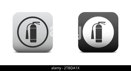 Fire extinguisher Icon. Vector illustration Stock Vector