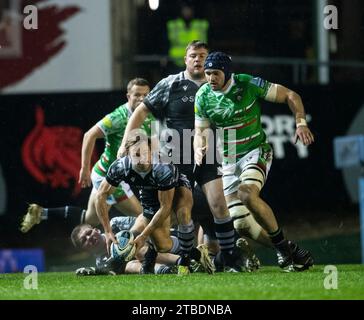 Sam Stuart Rugby Newcastle Falcon's Sam Stuart; during the Premiership Cup Quarter Final ...