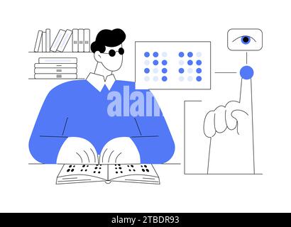 Library facilities isolated cartoon vector illustrations. Stock Vector