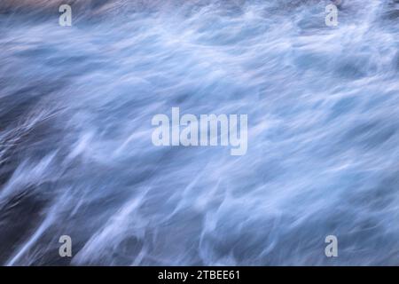 Abstract photo of the ebb and flow of the sea Stock Photo