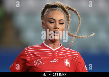 Parma, Italy. 5th Dec, 2023. Alisha Lehmann of Switzerland during the UEFA Women's Nations League match at Stadio Ennio Tardini, Parma. Picture credit should read: Jonathan Moscrop/Sportimage Credit: Sportimage Ltd/Alamy Live News Stock Photo