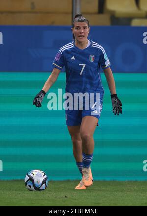 Parma, Italy. 5th Dec, 2023. Sofia Cantore of Italy during the UEFA Women's Nations League match at Stadio Ennio Tardini, Parma. Picture credit should read: Jonathan Moscrop/Sportimage Credit: Sportimage Ltd/Alamy Live News Stock Photo