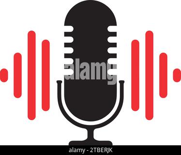 Isolated digital microphone streaming service icon Vector Stock Vector