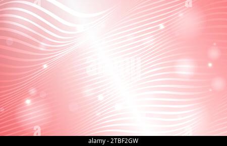 Abstract red luxury light glowing fluid wavy shapes geometric elegance background. Striped vertical wave lines modern pattern corporate concept for Stock Vector