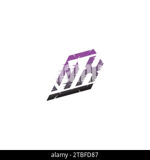 NX initial esport logo inspiration ideas for gaming team, youtube, twitch Stock Vector